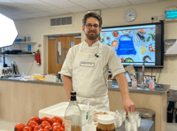 Chef AJ Inspires Haberdashers' Monmouth students