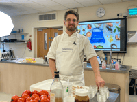 Chef AJ Inspires Haberdashers' Monmouth students