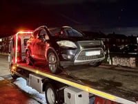 Car seized after driver legs it