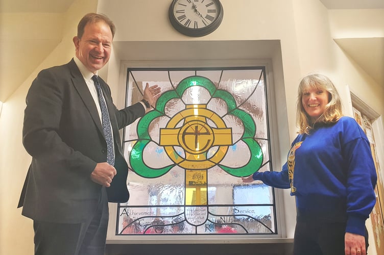 Stained-glass window