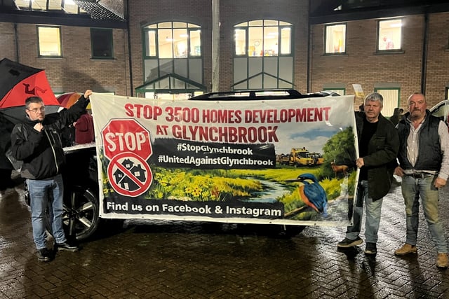 Villagers' anger over new town plans