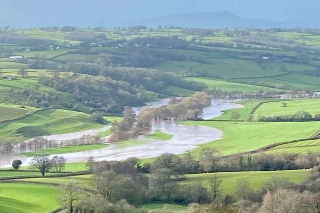 Storm Chandra floods close Monmouth roads