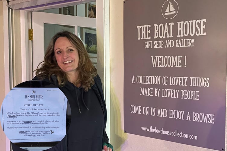 The Boat House Gift Shop and Gallery leaves The Oldway Centre.