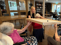 Gibraltar Nursing Home showcases residents' abstract work 