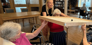 Gibraltar Nursing Home showcases residents' abstract work 