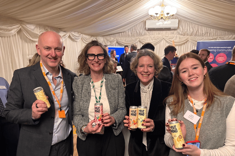 MP for Monmouthshire Catherine Fookes at small business award in Westminster.