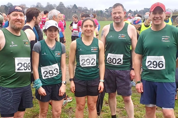 MonRoss Trailblazers impressed in the final Herefordshire & Borders Winter X-Country race at Rotherwas