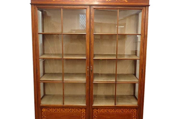 Inlaid Dutch Display Cabinet 