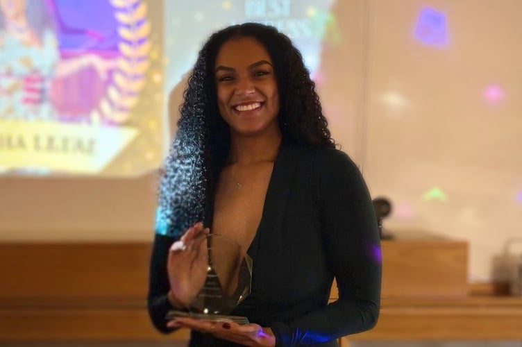 Claiming the award for best actress was Falesha Lewis for her role as Delores in ASP's production of Sister Act