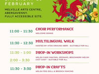 St David's Day celebrations in Abergavenny: choirs, crafts and more