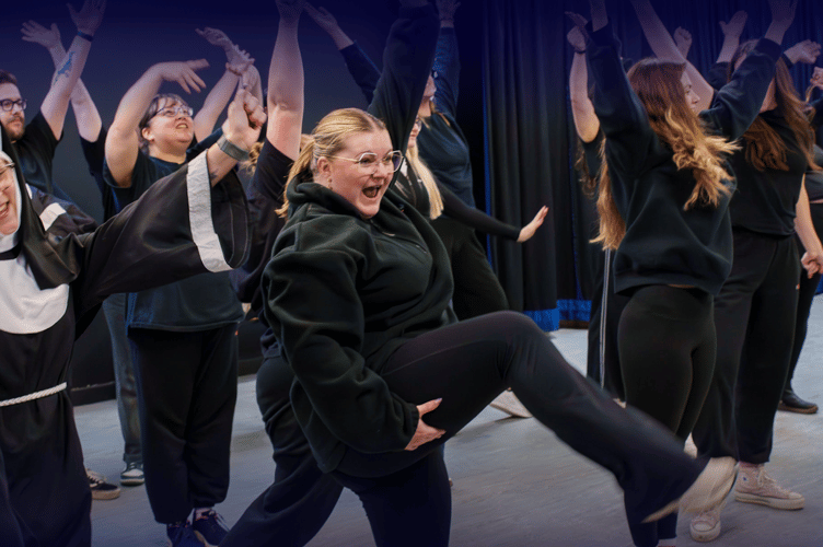 Perform Chepstow Sister Act rehearsal 