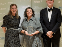 Course manager Lucy proves a hit at Women in Golf  Awards