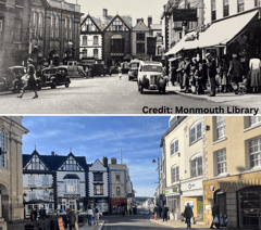 Monmouth through the ages: then vs now 