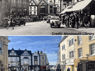 Monmouth through the ages: then vs now 