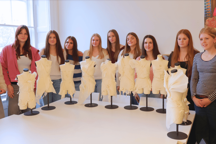 Haberdashers' Monmouth students visit Jimmy Choo Academy