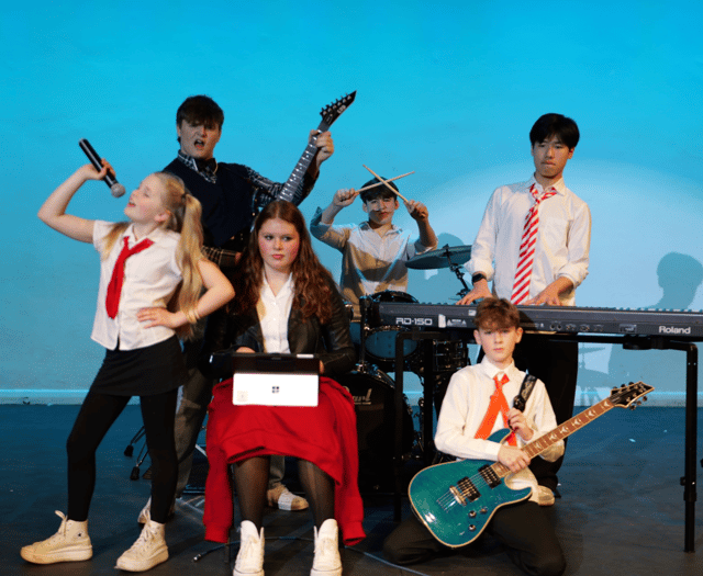 Haberdashers' Monmouth bring 'School of Rock' to The Blake Theatre