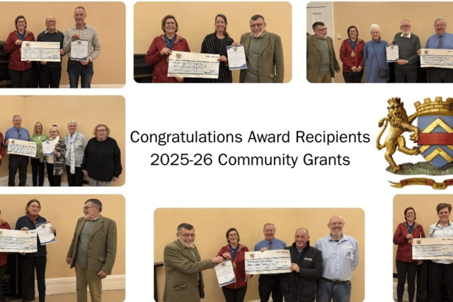Monmouth Town Council celebrates community grant recipients