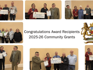Monmouth Town Council celebrates community grant recipients