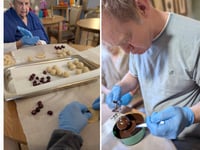 Gibraltar residents make chocolate cherries
