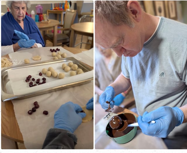 Gibraltar residents make chocolate cherries