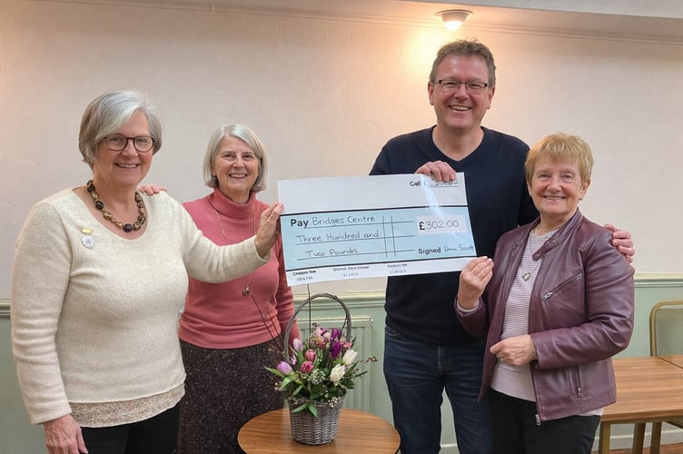 Pictured left to right: Gill Marasco (Treasurer), Tineke Davies (Chair), Ben Ford (Bridges), and Kath Rees (Secretary).