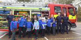 Fire crews clean up to support pupils