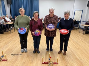 Wyesham WI sweep the board at quoits competition