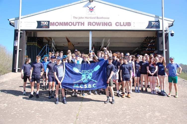 Monmouth Comprehensive rowers will be putting their backs into it during a 24-hour marathon pull