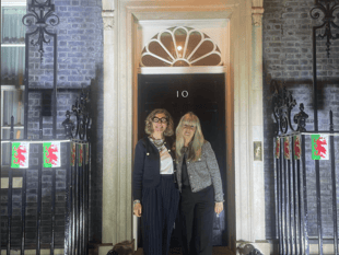 Tracy's autism charity work celebrated at Downing Street