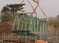 Monmouth Vauxhall bridge finally lifted for long-awaited repairs