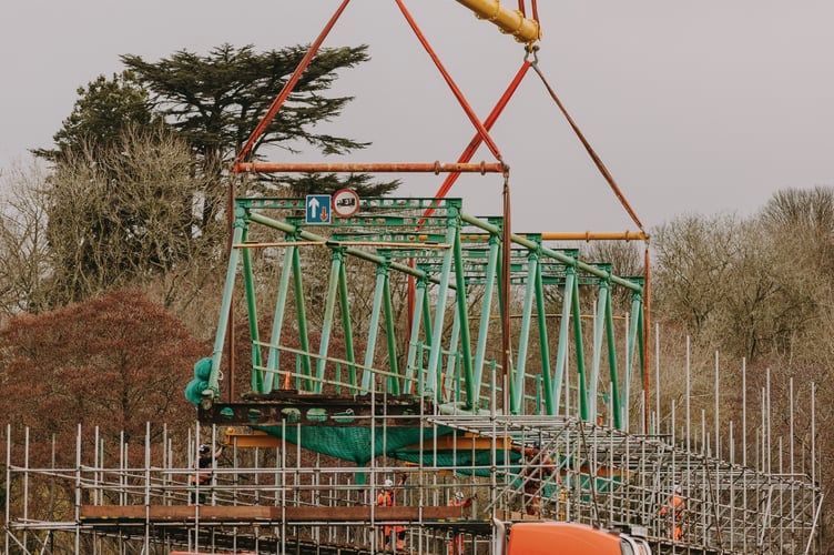 Inglis bridge lifted 