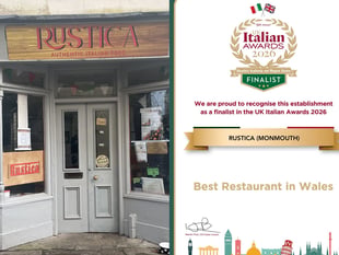 Rustica in Monmouth finalist for UK Italian Awards 2026