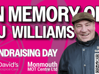 Share memories D J Williams at charity fundraiser in Monmouth