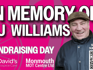 Share memories D J Williams at charity fundraiser in Monmouth