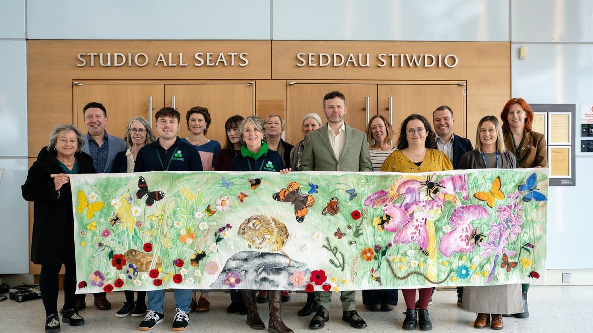 70-metre BioTapestry artwork brings Gwent’s natural world to life ...