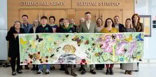 70-metre BioTapestry artwork brings Gwent’s natural world to life

