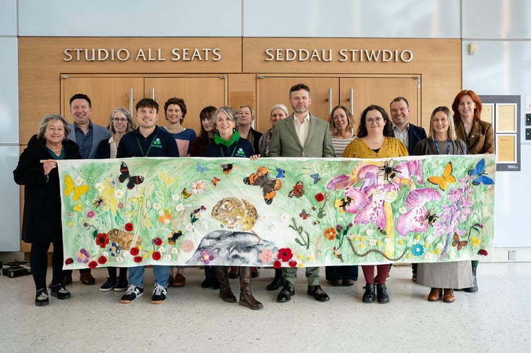 An ambitious 70-metre-long creation, created by community groups