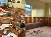 Monmouth Day Nursery make progress following Storm Claudia flooding