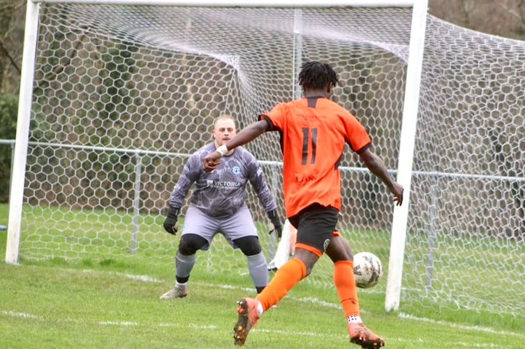 Lamin Endure zeros in on the Wattsville goal