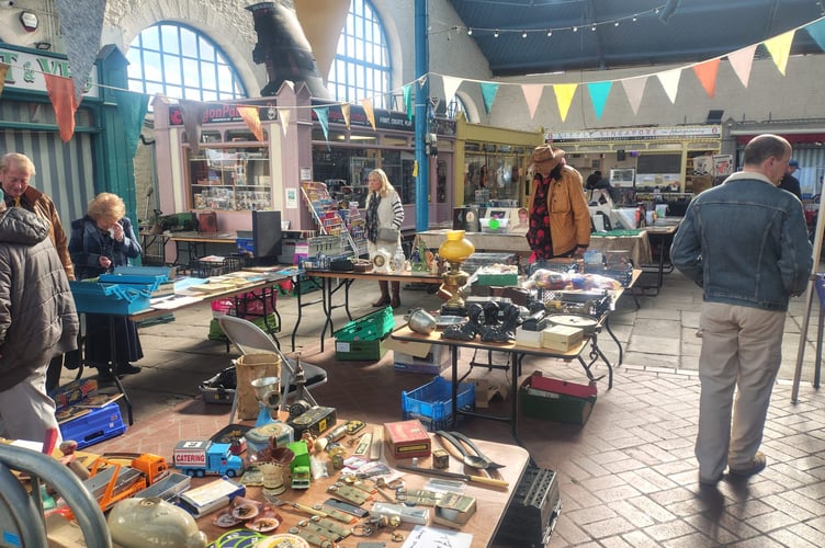 Abergavenny's famous flea market