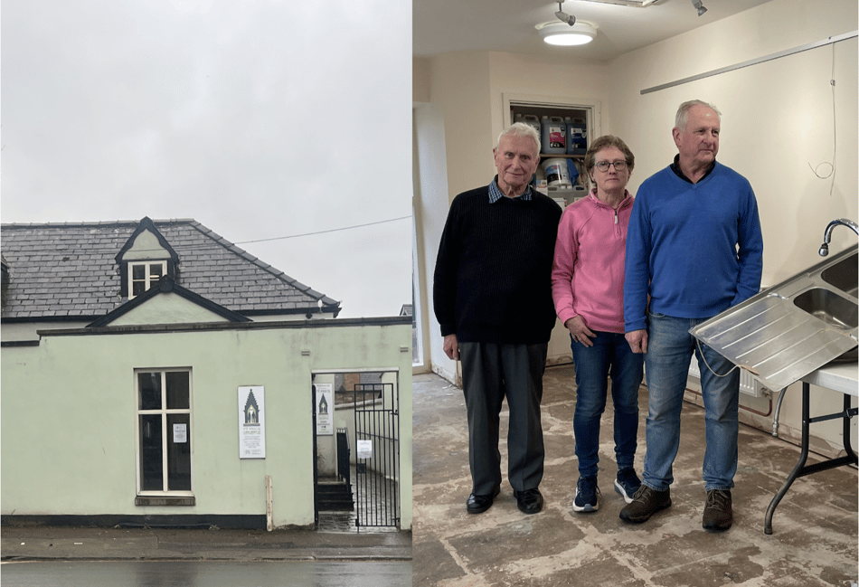 Tŷ Price undergoes repair works after Monmouth flooding