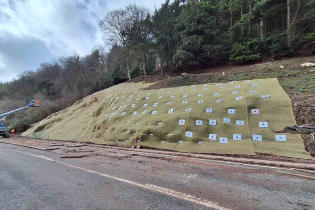 A40 rockfall repairs have been completed