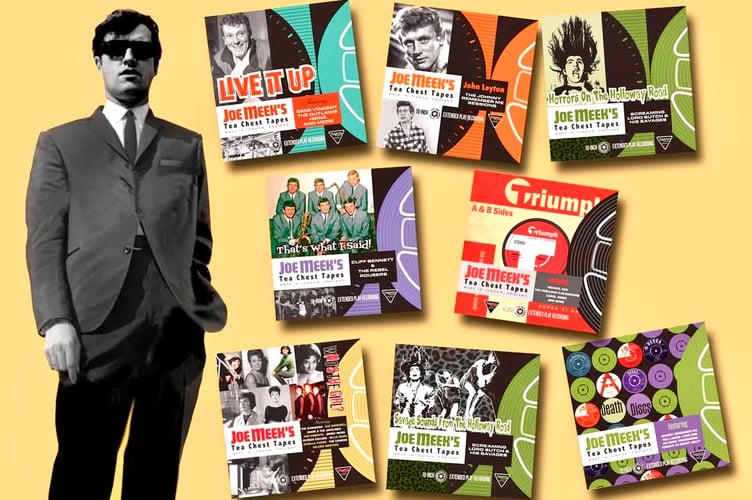 The discovery of hundreds of music recordings in a tea chest has sparked renewed interest in influential record producer Joe Meek. Photo: Joe Meek Society