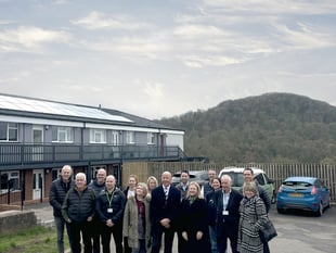 Housing Minister visits newly energy-efficient homes in Wyesham