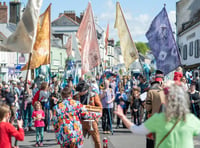 Rolling road closures for parade
