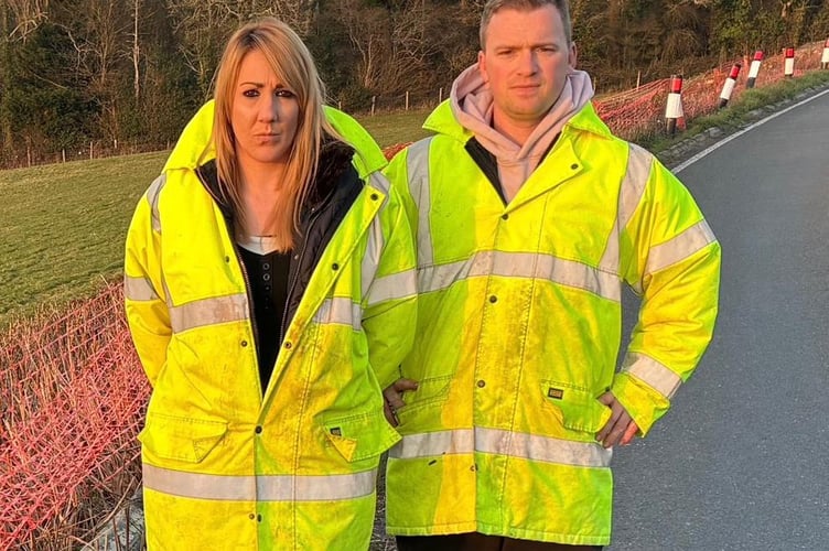 County Councillor Fay Bromfield and Councillor Sean Jones 