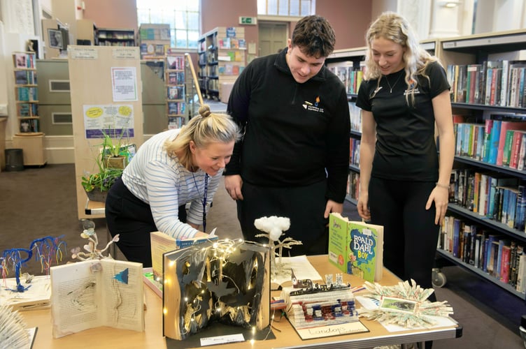 Bronwyn Williams with Dan Stevens and Alison Childs from MCS