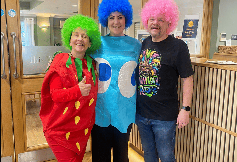 Gibraltar Nursing Home raises charity funds with Red Nose day fun
