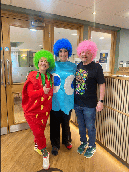 Best dressed winners for Red Nose Day at Gibraltar Nursing Home 