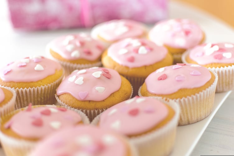 Pink cupcakes 